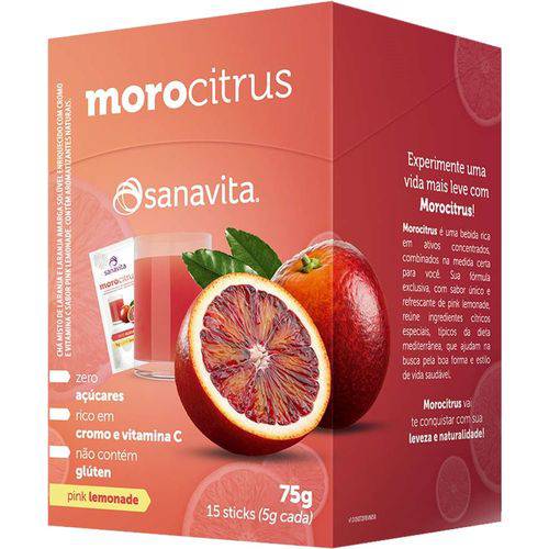 MOROCITRUS (15 STICK X 5G) - SANAVITA - PINK LIMONADE