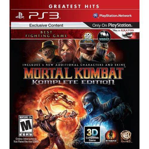 Mortal Kombat Vs. Dc Universe Greatest Hits - Ps3