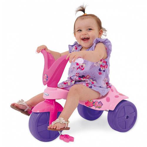 Motinho Triciclo Infantil Rosa Motoca Pink