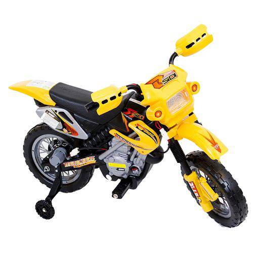 Moto Elétrica Infantil Bel Brink Motocross 925900 Bivolt Amarela