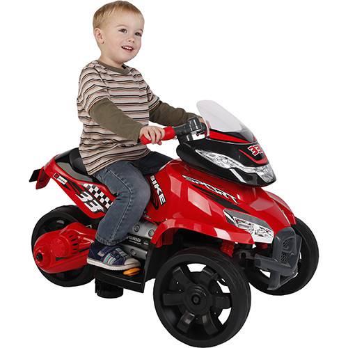 Moto Elétrica Infantil Can AM LW 600 Vermelho 6V - Biemme