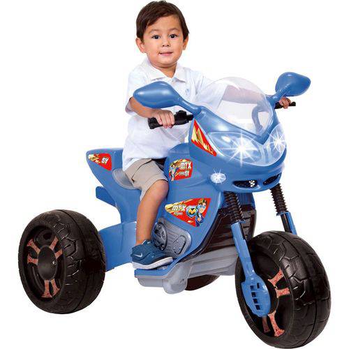 Moto Elétrica Infantil Magic Toys Mtx - El 6v - Max Azul/vermelho