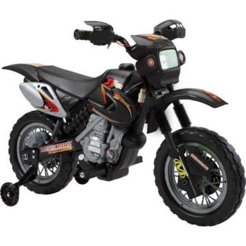 Moto Elétrica Infantil Preta Bel Brink