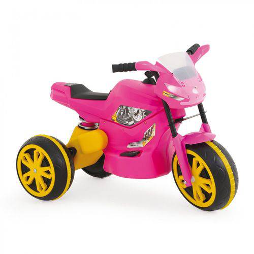 Moto Elétrica Infantil XTurbo Xalingo Brinquedos Rosa