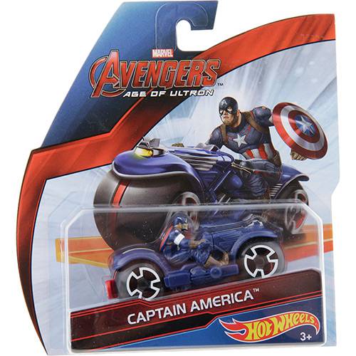 Moto Hot Wheels Avengers Age Of Ultron Capitão America - Mattel