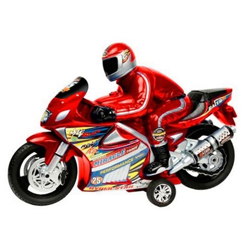 Moto Racer Fricção com Som Líder Brinquedos Vermelho