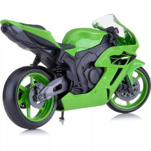 Moto Racing Motorcycle Verde - Roma Brinquedos