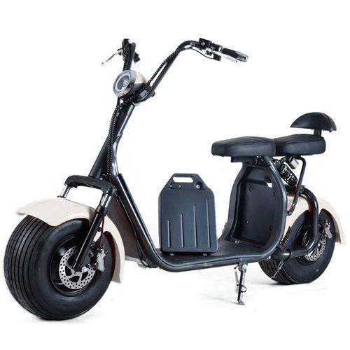 Moto Scooter Elétrica Bx 1500w 60v 12ah Brax Energy-Branco