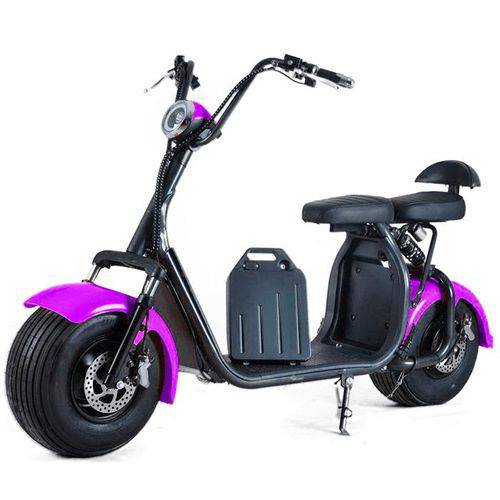 Moto Scooter Elétrica Bx 1500w 60v 12ah Brax Energy-Roxo Fosco