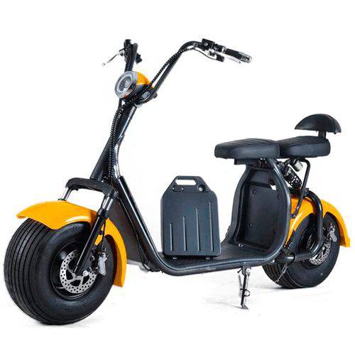 Moto Scooter Elétrica Bx 1500w 60v 12ah Brax Energy-Amarelo