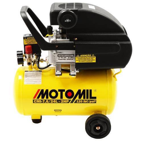Motocompressor 7,6 Pés 24l Cmi-7,6/24l Motomil 127v
