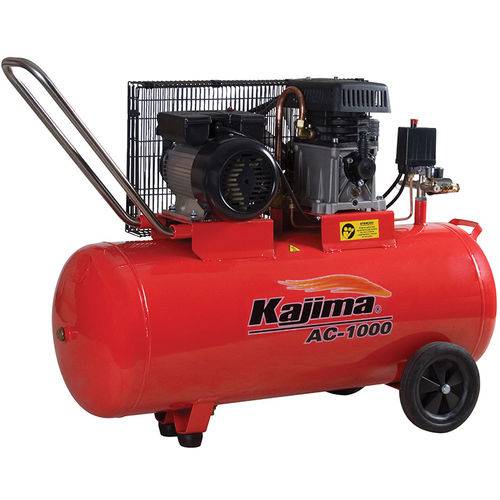 Motocompressor de Ar 2,5 Hp 100 Litros 110V Kajima Ac 1000