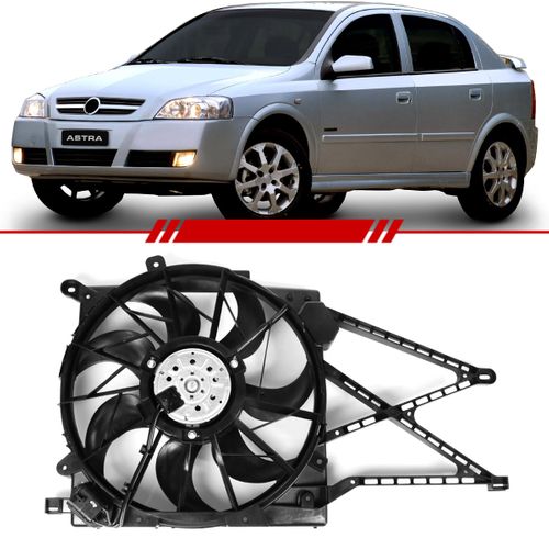 Motor Ventilador do Radiador com Ventoinnha Astra 1999 a 2012 Vectra 2006 a 2009 com Ar Condicionado