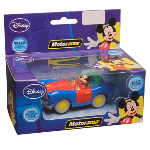 Motorama Disney Personagens e Carros Sortidos com 1 Unidade
