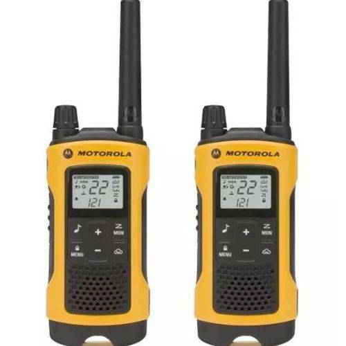 Motorola Radio Comunicador Walk Talk Motorola T400MC 22 Canais ImpermeÃ¡vel- Amarelo