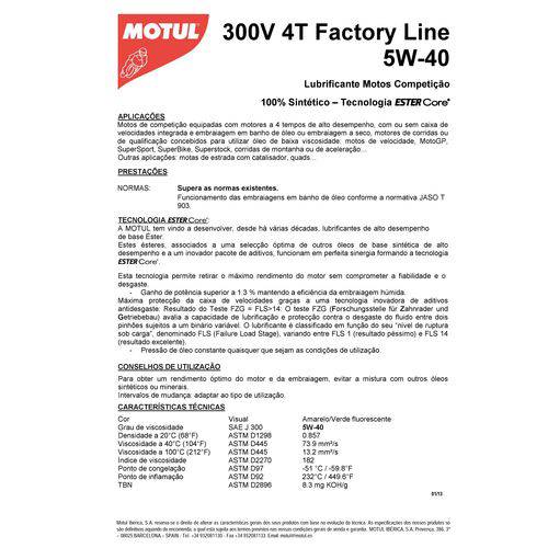 Motul 5w40 300v Factory Line