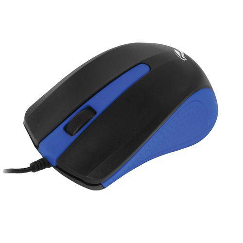 Mouse 1000dpi Azul e Preto Usb Ms-20bl C3 Tech Plus