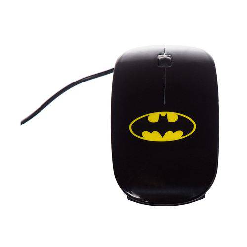 Mouse Batman Dc Preto 9 X 5 X 3 Cm