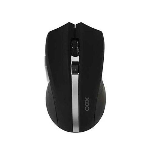 Mouse Elegance Oex Ms500 Preto Sem Fio Bluetooth 5 Botões