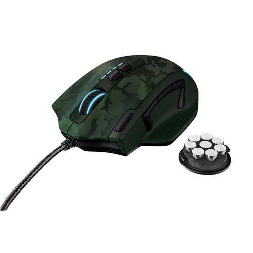Mouse Gamer Camuflado Gxt 155c - Verde - Trust Gaming