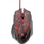 Mouse Gamer Usb 3200dpi Spider 2 Om-705 Preto/vermelho Fortr