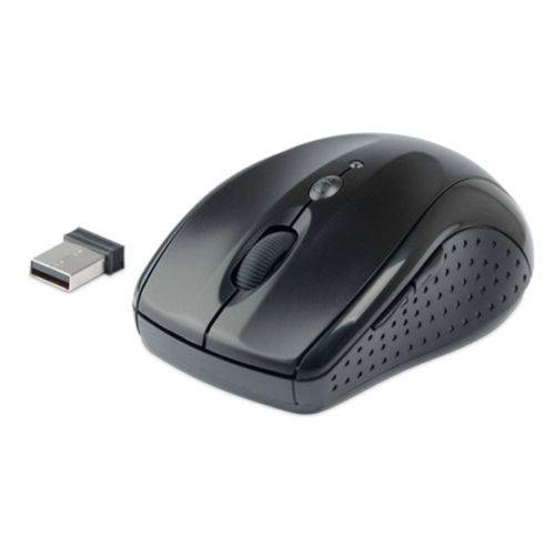 Mouse M-w012bk 1600dpi Wireless Preto C3tech