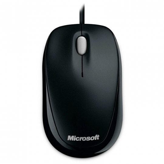 Mouse Microsoft com Fio U81-00010 USB Preto Compact | InfoParts