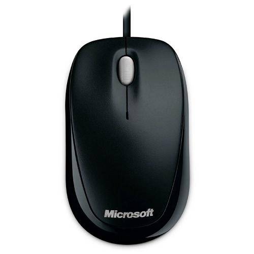 Mouse Microsoft Compact Wired 500 Usb Preto - U81-00010