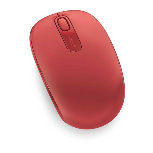 Mouse Microsoft Wireless 1850 Vermelho - U7z-00038