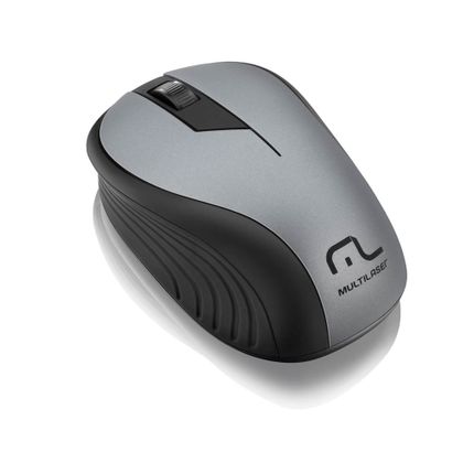 Mouse Multilaser Sem Fio 2.4Ghz Preto Grafite USB - MO213 MO213