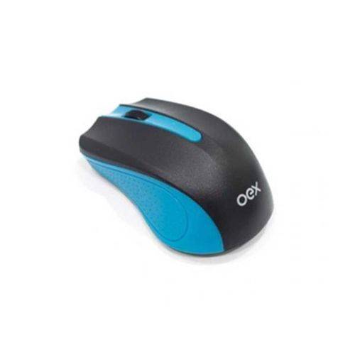 Mouse Oex Experience Optico Wireless Azul MS404