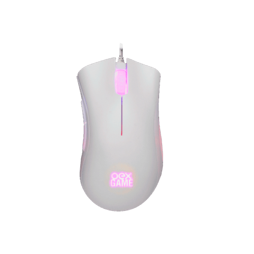 Mouse OEX Gaming Boreal MS319 7200DPI Branco