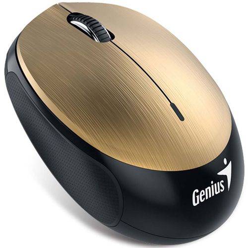 Mouse Optical Bluetooth 3 Botões Gold 1200dpi NX-9000BT Genius