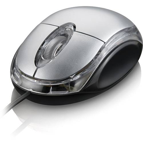 Mouse Óptico 0401 Preto/Prata PS2 - Multilaser