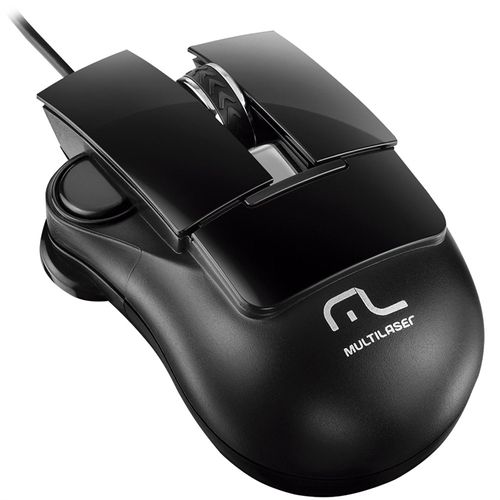 Mouse Óptico 1200dpi Free Scroll MO190 Multilaser