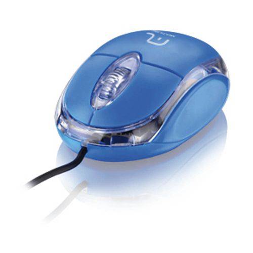 Mouse Óptico Classic Usb Azul Multilaser - Mo001