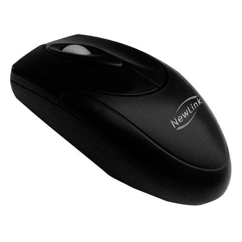 Mouse Óptico Easy USB 1000 Dpi Preto Mo303 Newlink