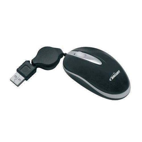 Mouse Optico Mini Retrátil Preto USB 111
