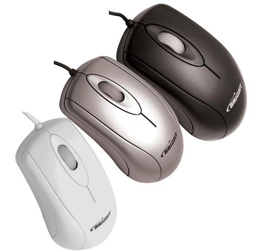 Mouse Óptico Scroll USB - Bright Preto