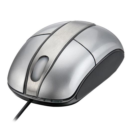 Mouse Óptico Steel Ice Piano Multilaser USB - 135