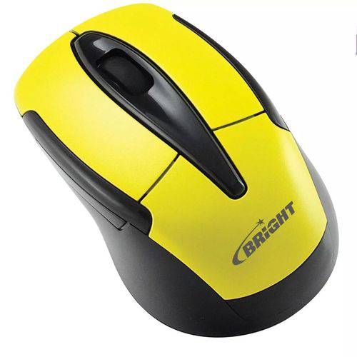 Mouse Óptico USB Canada Amarelo - Bright