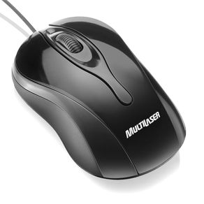 Mouse Óptico USB Multilaser MO141 Preto