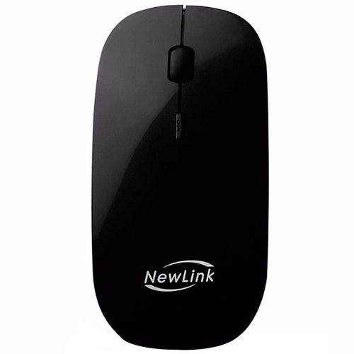Mouse Óptico Wireless 1600dpi 2.4Ghz Preto NewLink