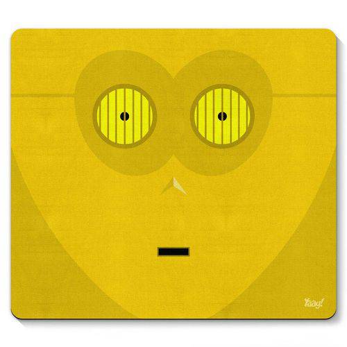 Mouse Pad Geek Side Faces - C3po - Yaay