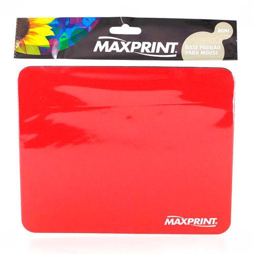 Mouse Pad Maxprint Vermelho Padrão 603564