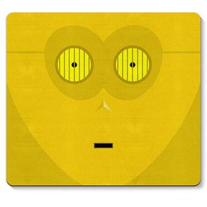 Mouse Pad Robo C3PO Star Wars Faces