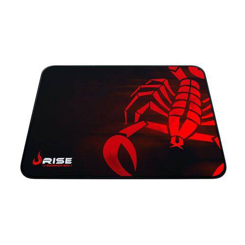 Mouse Pad Scorpion Red Médio com Costura RG-MP-04-SR RISE MODE