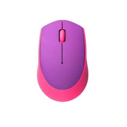 Mouse Sem Fio 2.4GHZ USB Rosa e Roxo Multilaser - MO258 MO258