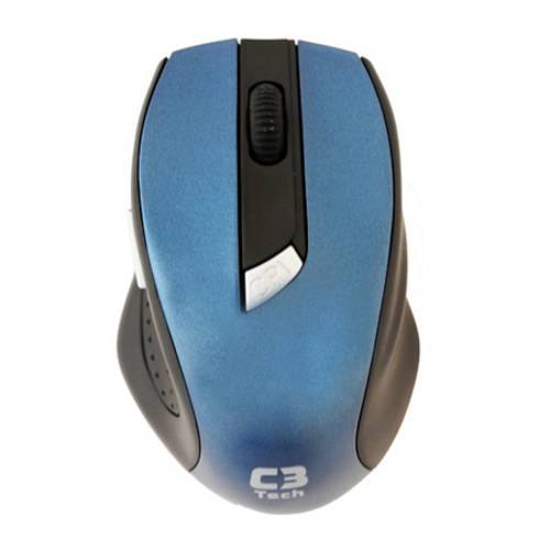 Mouse Sem Fio C3tech Nano M-W001 Azul