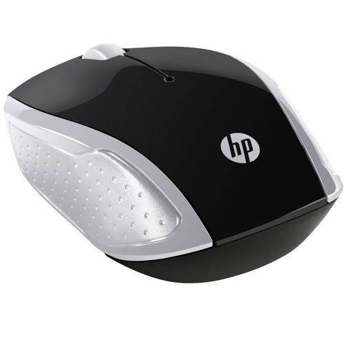 Mouse - Sem Fio - HP Wireless X200 - Preto/Prata